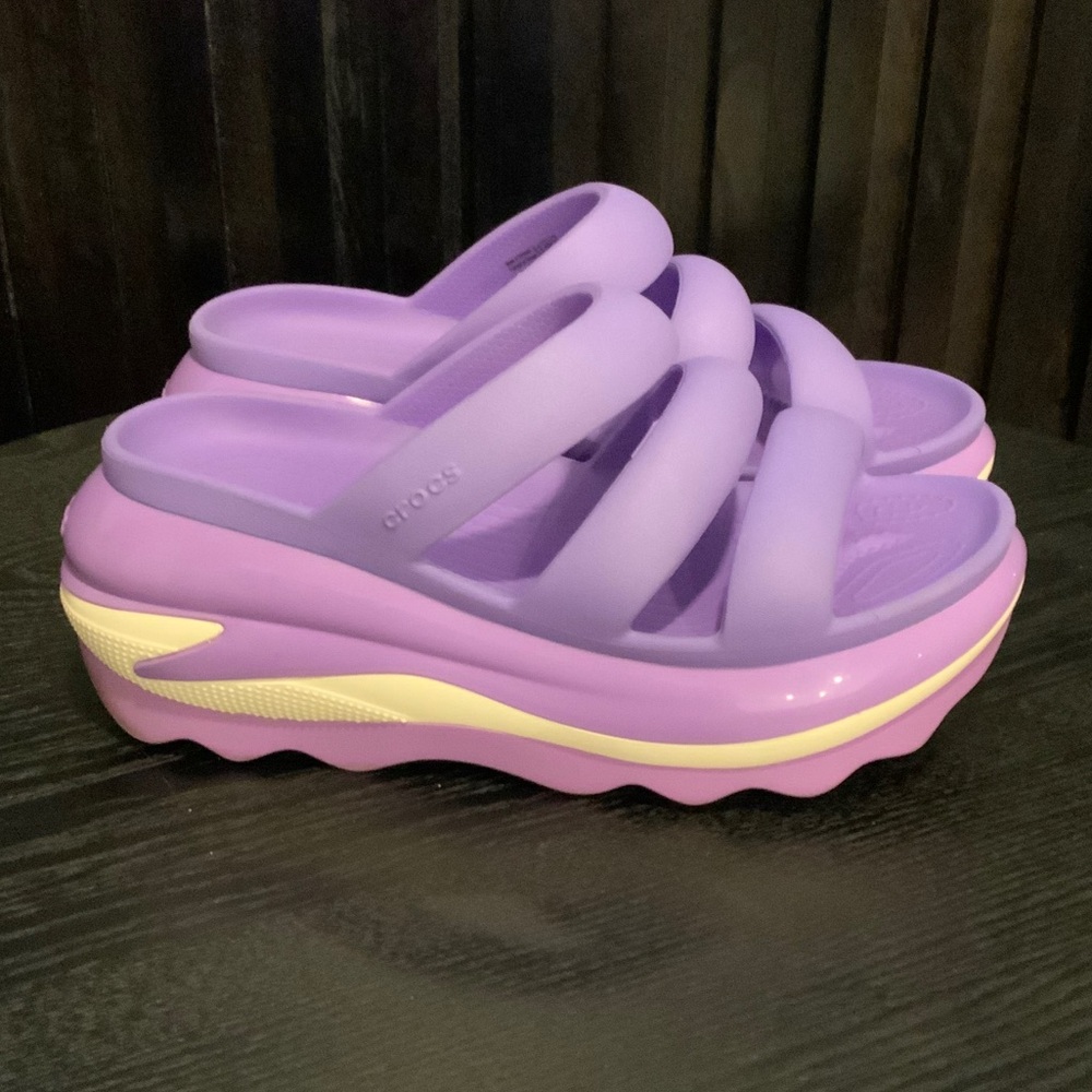 CROCS Mega Crush Triple Strap Platform Sandals